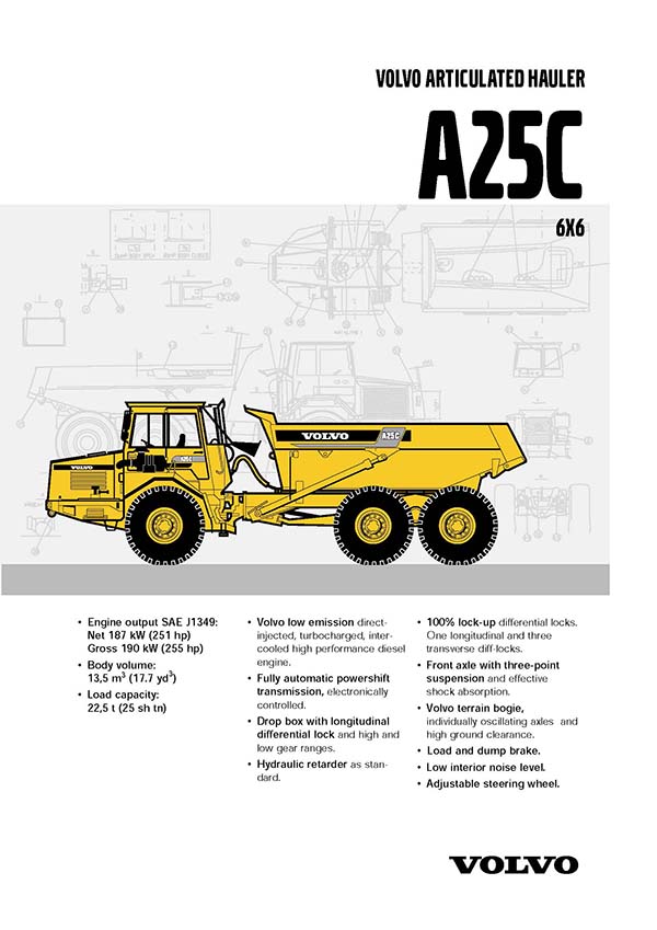 volvo-a25c-technical-specification