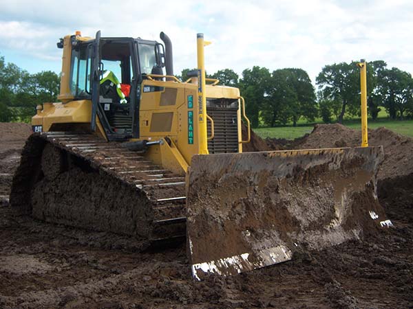 GPS LGP Dozer with PAT Blade hire me in the UK